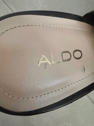 Sandalias de Piel Aldo Negras Talla 37,5