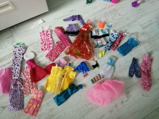 Casa delle bambole Barbie con accessori