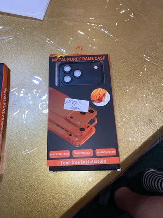 Funda Metal Pure Frame Case para iPhone 15 Pro Max
