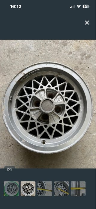 2 Llantas de Aluminio BWA para Seat Clásicos
