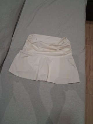 Falda pantalón blanca