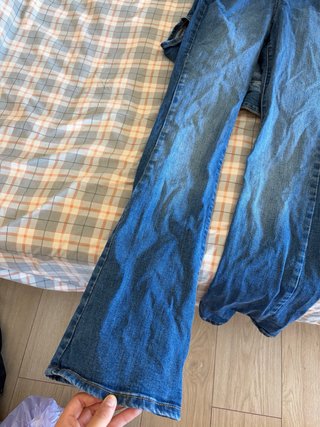 Mono vaquero azul