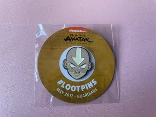 Pin Aang Avatar Loot Crate Guardians 2017