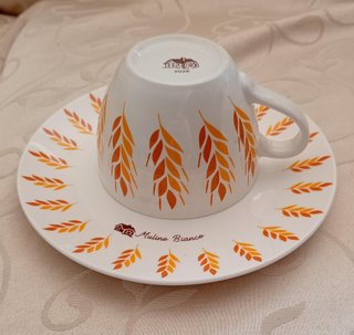 Coppia di tazze e piattini Mulino Bianco