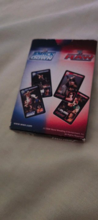 Baraja de cartas vintage WWE Smackdown Raw