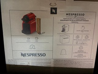 Macchina da caffè Nespresso Inissia rossa