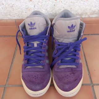 Zapatillas Adidas Mujer Talla 40 Morado/Gris
