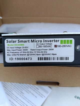 Microinversor Solar SG300MS