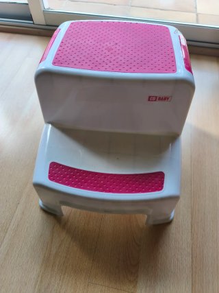 Escalera Taburete Infantil de Dos Peldaños