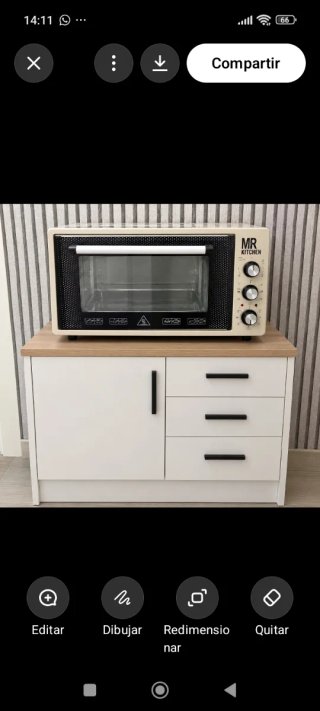 Horno Eléctrico MR KITCHEN Beige