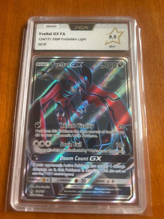 Carta Pokémon Yveltal GX FA 124/131 Pca 9.5