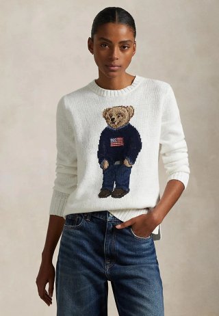 Jersey Ralph Lauren Polo Bear Blanco