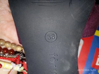 Sandalias de tacón moradas