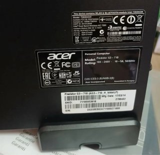 Acer Predator G3-710 Gaming PC