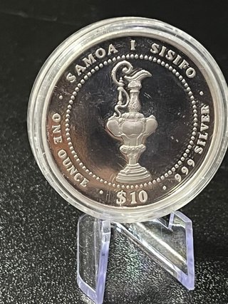 Moneda Plata America's Cup 1987 Perth
