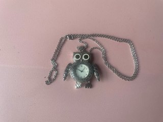 Collar Reloj Buho Claire's Sin Estrenar