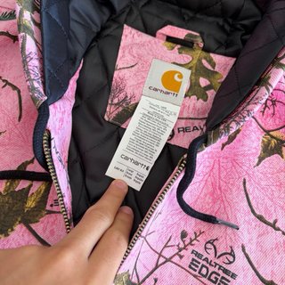 Casaco Carhartt Rosa Realtree Tamanho L