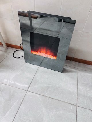 Estufa eléctrica con efecto chimenea