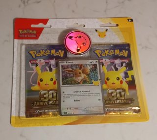 Blister 2 Buste Eevee Pokemon 30° Anniversario