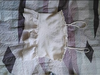 Top Blanco con Textura Nido de Abeja