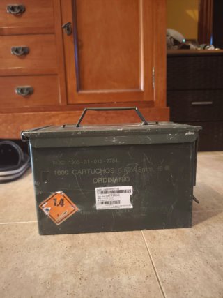 Caja de munición estanca metalica