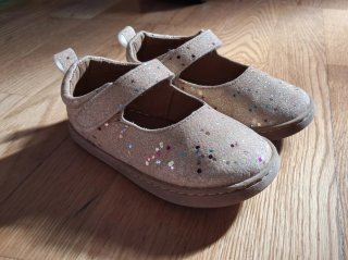 Merceditas Barefoot con Purpurina talla 26