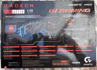 Tarjeta Gráfica Gigabyte RX 470 4GB Gaming
