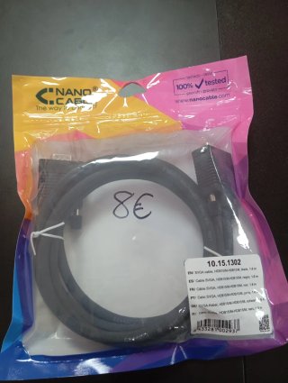 Cable SVGA NANO CABLE 1.8m