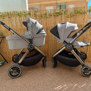 Carrito bebé 2 piezas: capazo + silleta