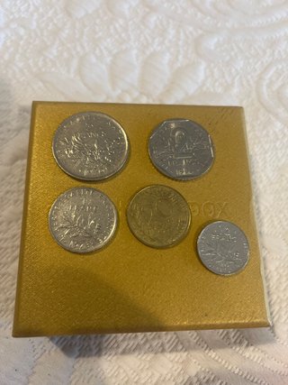 Lote monedas Francia