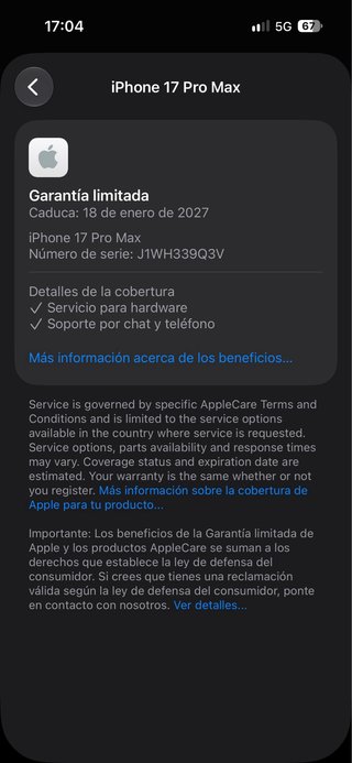 iPhone 17 Pro Max 256GB Azul CAMBIOS