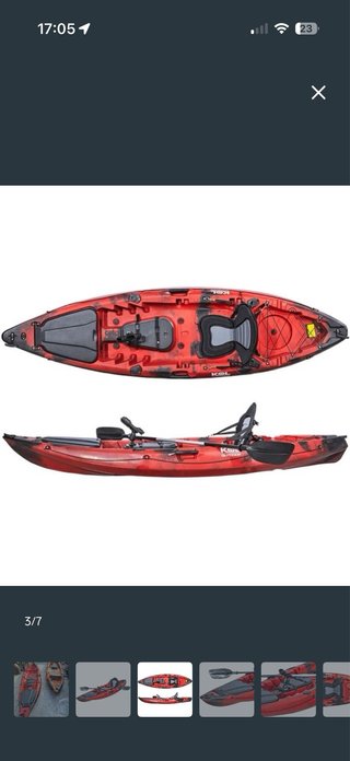 Kayak pesca individual 3 usos