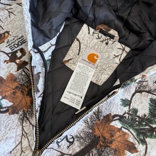 Casaco Carhartt Realtree Camuflado Tamanho XL