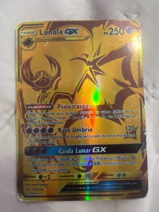 Carta Pokémon Lunala GX 250