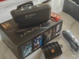 Dash Cam e Action Cam Moto 4K+1080P wifi Nuova