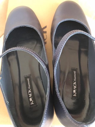Zapatos merceditas de piel