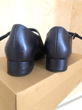 Zapatos merceditas de piel