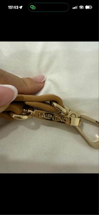 Mala Valentino Castanha e Bege