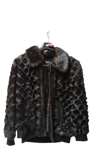 Chaqueta pelo sintético Primati marrón