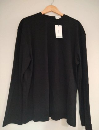 Camiseta Manga Larga Negra Lefties Talla XL
