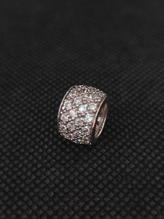 Charm de plata 925 ancho circonitas051-03-00727