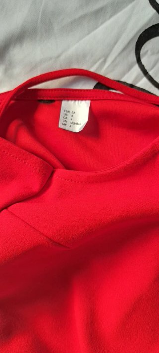Vestido Rojo de Tirantes Talla 36
