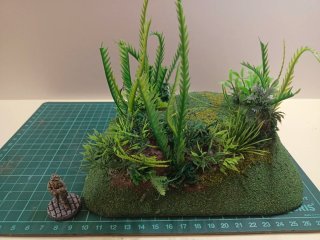 Colina de selva para escenografía