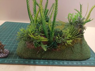 Colina de selva para escenografía