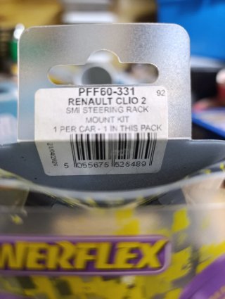 Silenbloks Powerflex Clio 2 PFF60-331