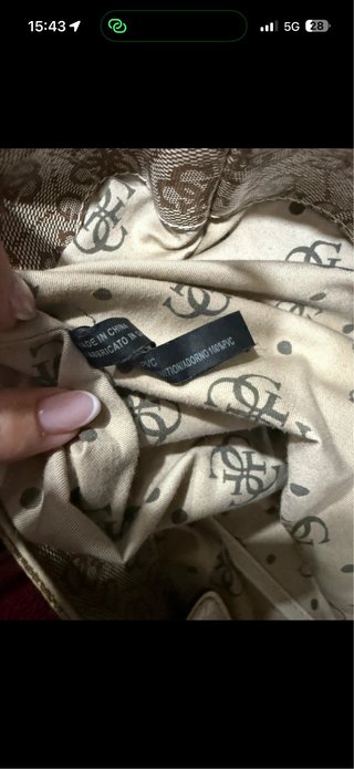 Mala Guess Castanha e Bege