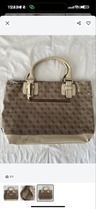 Mala Guess Castanha e Bege