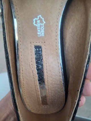 Zapatos de tacón negros talla 38