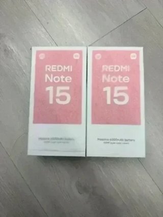 Lote 2x Xiaomi Redmi Note 15 4G 256GB 8GB RAM – 6