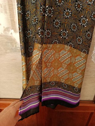 Vestido Largo Estampado Sfera Talla L